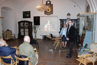 Prednáška pracovníčky historického ústavu sav phdr. tünde lengyelová, csc. s názvom „život na šľachtickom dvore“ - IMG_8335