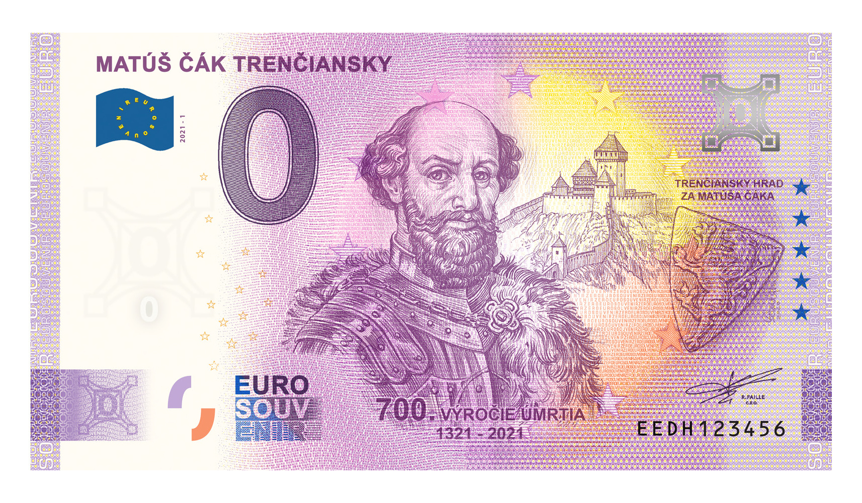 Suvenirova eurobankovka