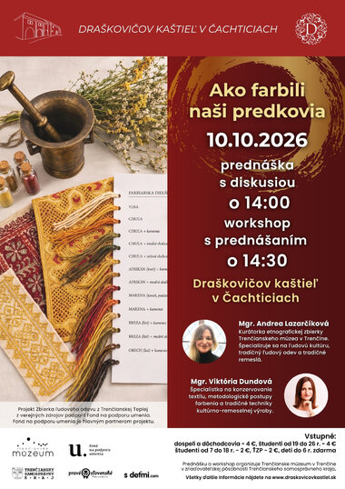 Prednáška: Ako farbili naši predkovia