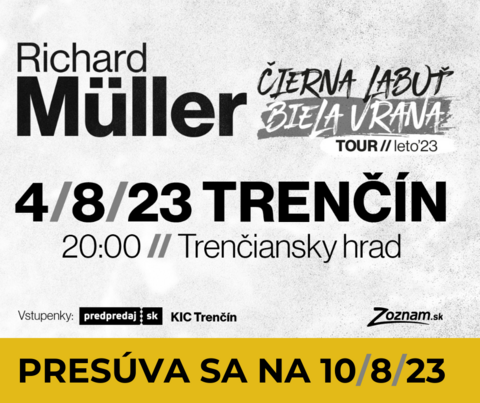 Richard Müller ČIERNA LABUŤ BIELA VRANA tour // LETO ´23