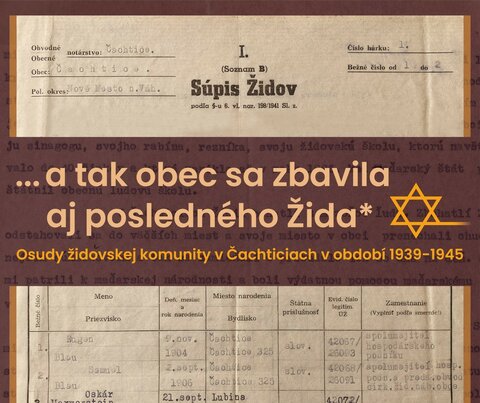 Prednáška  „...a tak obec sa zbavila aj posledného Žida"