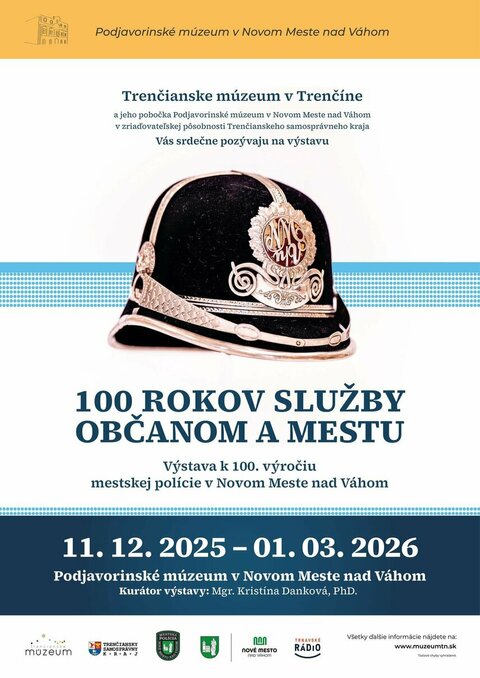 Mestská polícia v Novom Meste nad Váhom oslavuje 100 rokov výstavou 