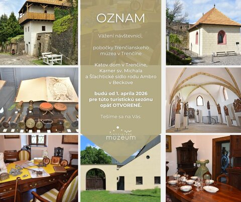 Oznam: O otvorení pobočiek na sezónu 2026 