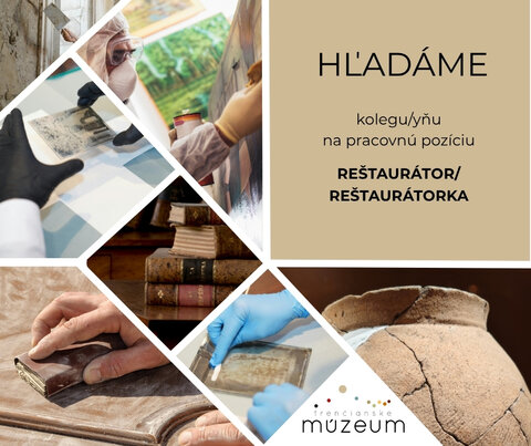Voľné pracovné miesto: REŠTAURÁTOR/REŠTAURÁTORKA