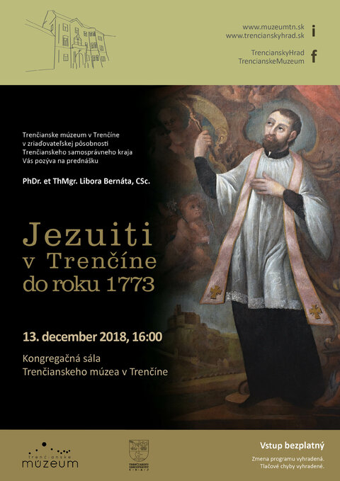 Prednáška Jezuiti v Trenčíne Prednáška Jezuiti v Trenčíne