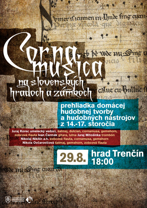 Corna musica na slovenských hradoch a zámkoch - Trenčín 29. 8. 2013
