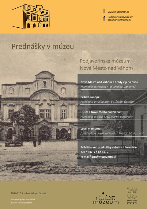 Prednášky v Podjavorinskom múzeu