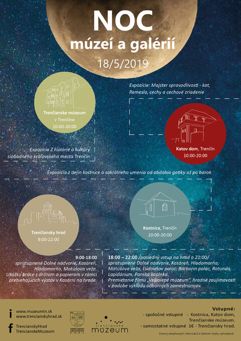 Noc múzeí a galérií 2019 Noc múzeí a galérií 2019