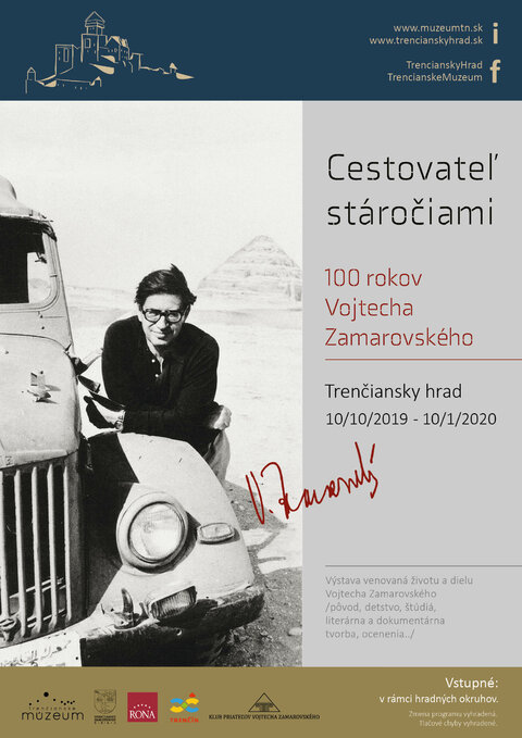 Prerušenie výstavy "Cestovateľ stáročiami. 100 rokov Vojtecha Zamarovského". Prerušenie výstavy "Cestovateľ stáročiami. 100 rokov Vojtecha Zamarovského".