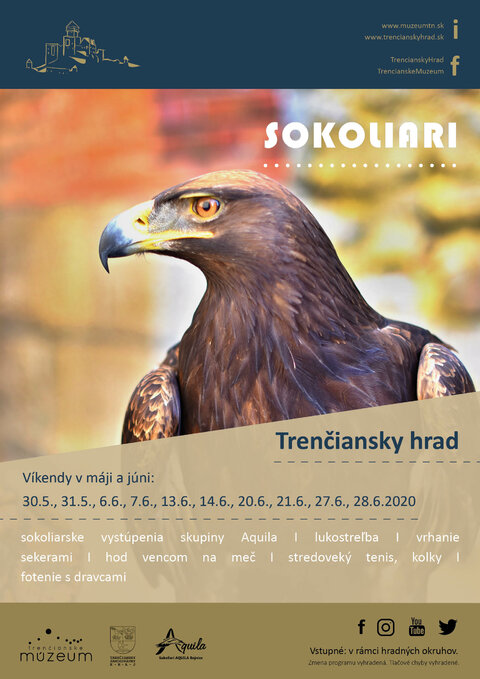 Sokoliari na Trenčianskom hrade Sokoliari na Trenčianskom hrade