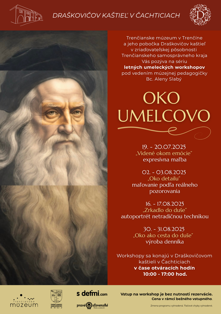 Oko umelcovo v Draškovičovom kaštieli v Čachticiach