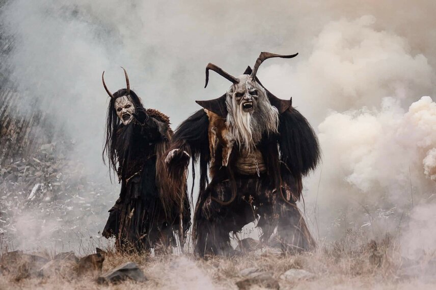 Krampuslauf na Trenčianskom hrade 