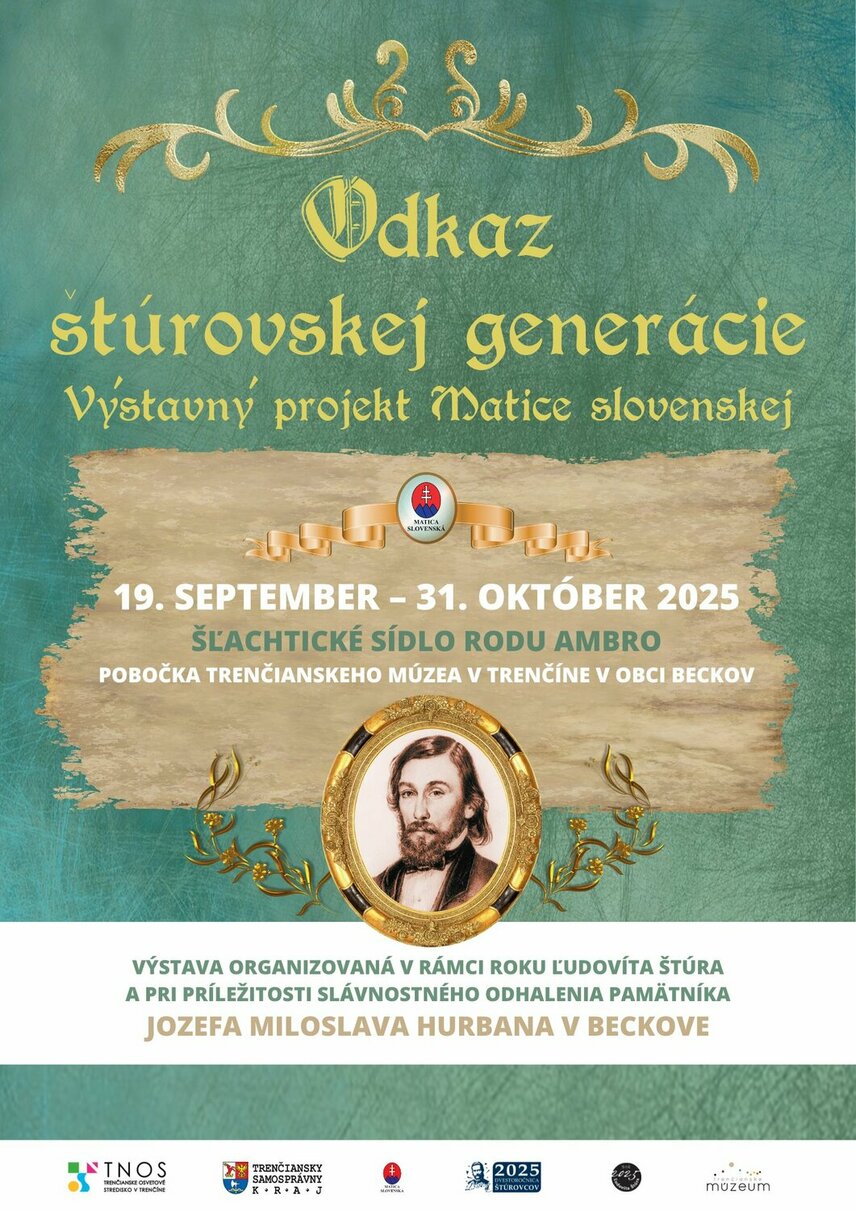 Výstava: Odkaz štúrovskej generácie