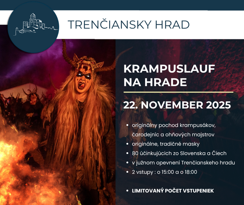 Krampuslauf na Trenčianskom hrade 