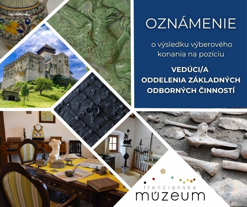 OZNÁMENIE: o výsledku výberového konania na vedúcu funkciu vedúci základných odborných činností