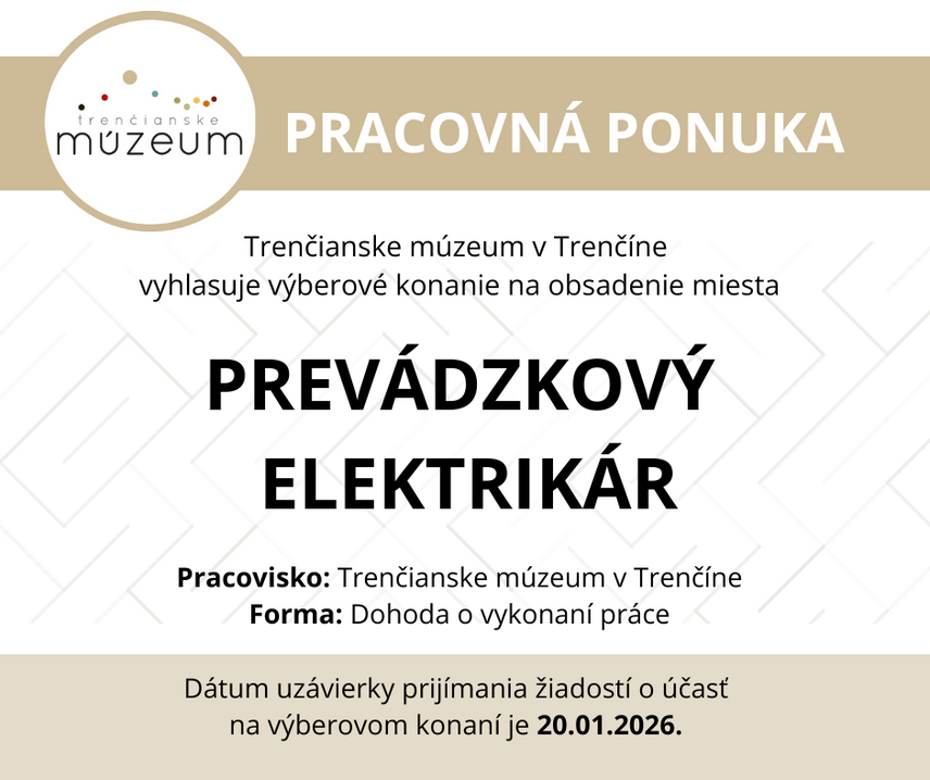 KARIÉRA: Prevádzkový elektrikár