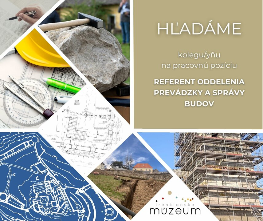 Voľné pracovné miesto: "REFERENT ODDELENIA PREVÁDZKY A SPRÁVY BUDOV"