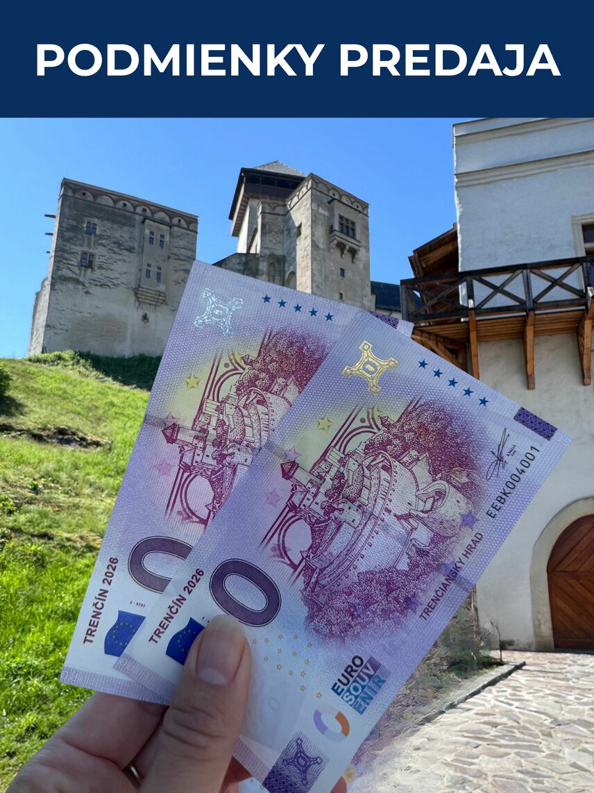 Podmienky predaja nového Euro Souverníru s Trenčianskym hradom