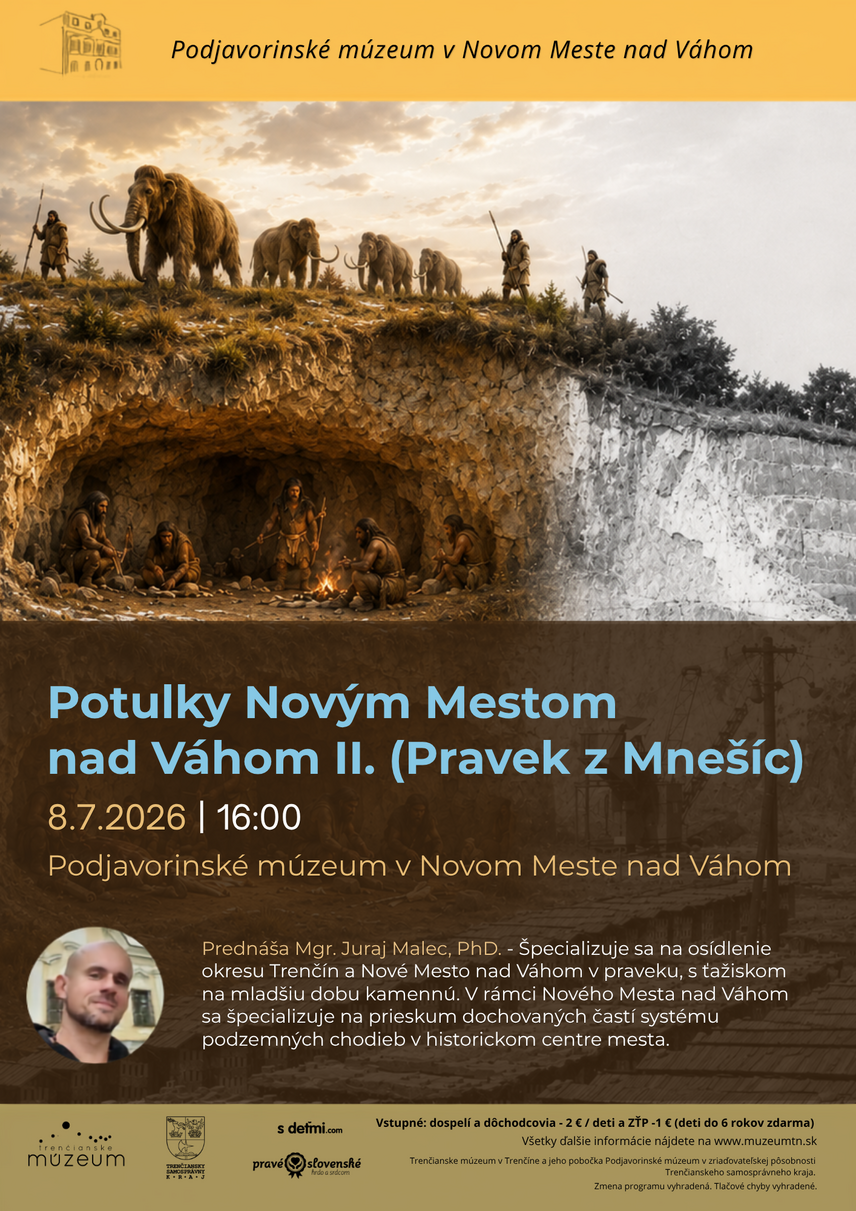 Prednáška: Potulky Novým Mestom nad Váhom II. - Pravek z Mnešíc