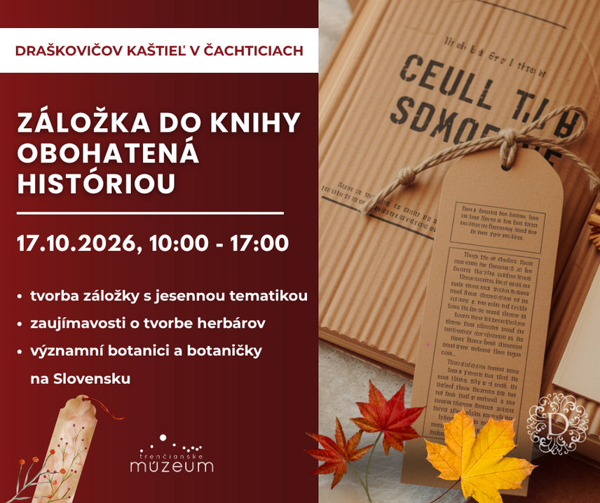 Záložka do knihy obohatená históriou