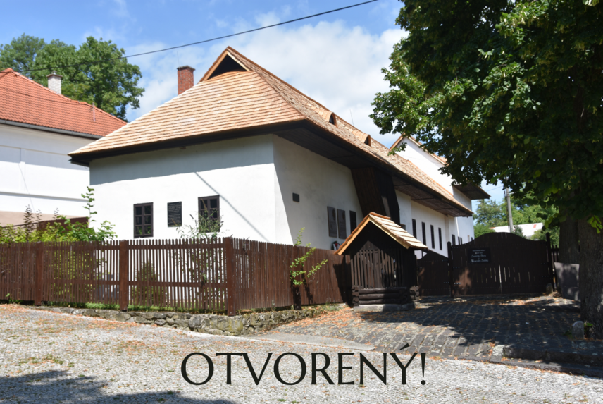 OTVORENÝ! Rodný dom Ľ. Štúra a A. Dubčeka
