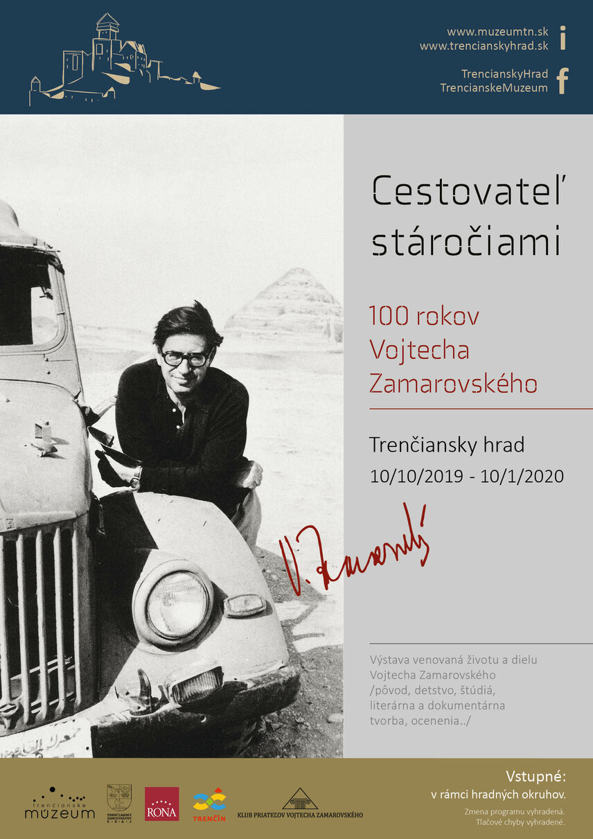 Prerušenie výstavy "Cestovateľ stáročiami. 100 rokov Vojtecha Zamarovského".