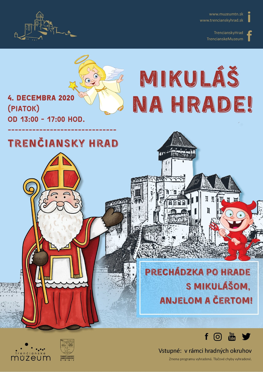 Mikuláš na Trenčianskom hrade!