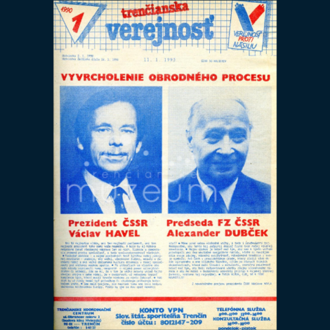 Fotogaléria k blogu  17. november - pocta slobode - clanok v novinach 1989