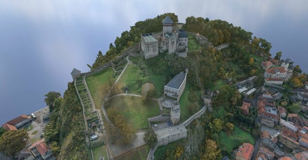 3d model hradu - TrenHrad_05_Overhead4D