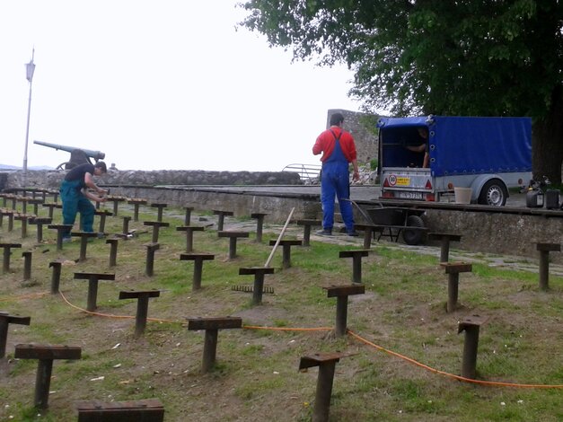 Trenčiansky hrad ožíva pracovným ruchom - 20170515_102816