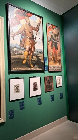 Inštalovaný obraz na výstave