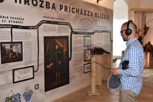 Výstava moháč a jeho odkaz na trenčianskom hrade - Výstava Moháč a jeho odkaz na Trenčianskom hrade prináša inovatívne spracovanie témy prostredníctom audio obsahu
