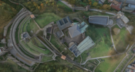 3d model hradu - Parkanový múr_Trenčiansky hrad III