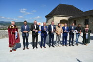 Krajská dominanta sa môže pochváliť zrekonštruovaným amfiteátrom - Slávnostné prestrihávanie pásky 02