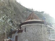 Oprava strechy pokladne trenčianskeho hradu - 20161206_133429