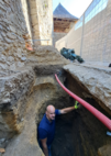 Unikátny archeologický nález - keltská obetná jama na trenčianskom hrade - 7