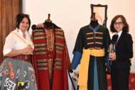 Výstava moháč a jeho odkaz na trenčianskom hrade - Odev osmanského bojovníka a mužský uhorský odev na výstau zapožičala Lenka Pajer, odborníčka na repliky historických odevov