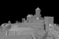 3D model hradu 