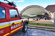 Hasičský zbor absolvoval nácvik v Studni lásky