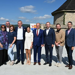 Ortváranie  zrekonštruovaného amfiteátra na Trenčianskom hrade